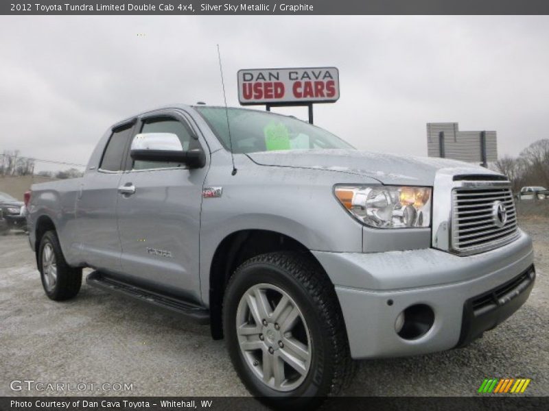 Silver Sky Metallic / Graphite 2012 Toyota Tundra Limited Double Cab 4x4