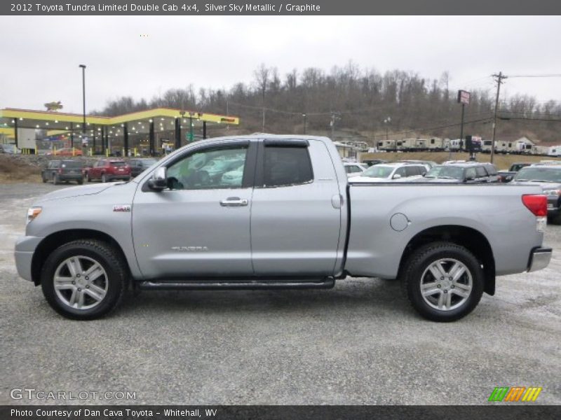 Silver Sky Metallic / Graphite 2012 Toyota Tundra Limited Double Cab 4x4