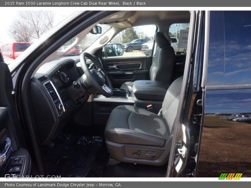 Black / Black 2015 Ram 3500 Laramie Longhorn Crew Cab Dual Rear Wheel