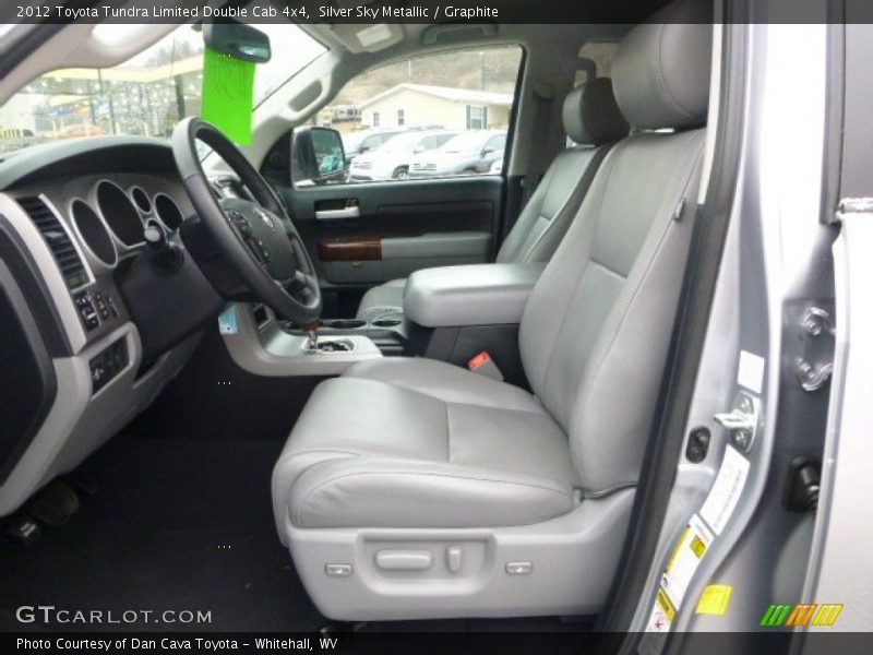  2012 Tundra Limited Double Cab 4x4 Graphite Interior