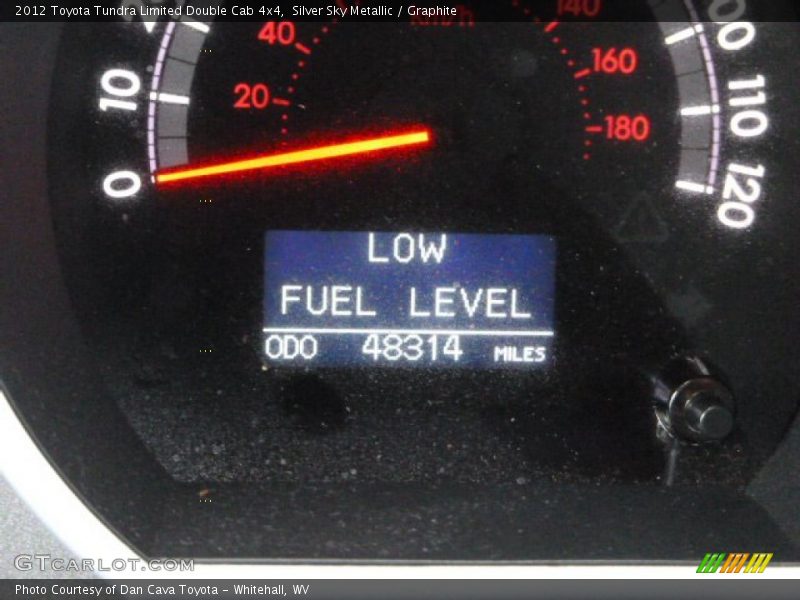 Silver Sky Metallic / Graphite 2012 Toyota Tundra Limited Double Cab 4x4