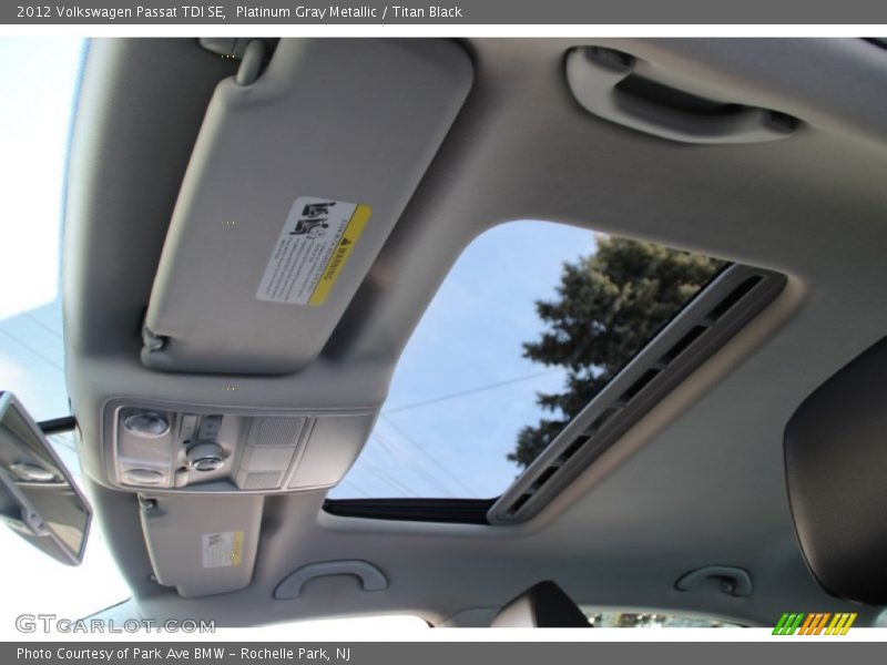 Platinum Gray Metallic / Titan Black 2012 Volkswagen Passat TDI SE