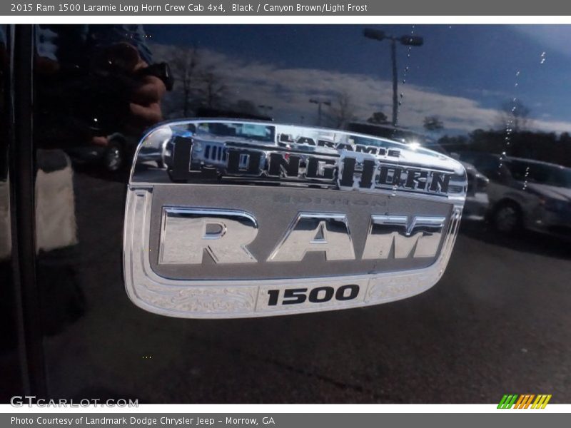 Black / Canyon Brown/Light Frost 2015 Ram 1500 Laramie Long Horn Crew Cab 4x4