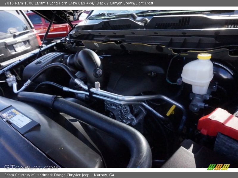 Black / Canyon Brown/Light Frost 2015 Ram 1500 Laramie Long Horn Crew Cab 4x4