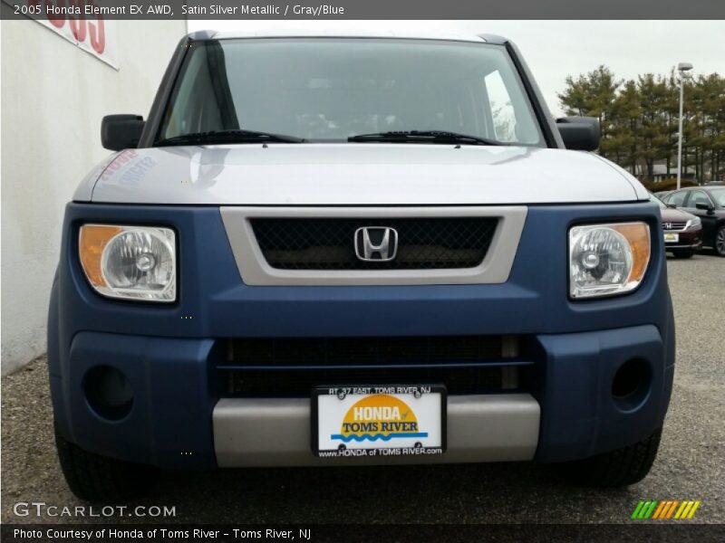 Satin Silver Metallic / Gray/Blue 2005 Honda Element EX AWD