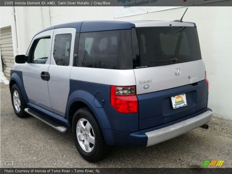 Satin Silver Metallic / Gray/Blue 2005 Honda Element EX AWD