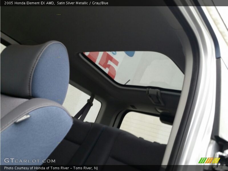 Satin Silver Metallic / Gray/Blue 2005 Honda Element EX AWD
