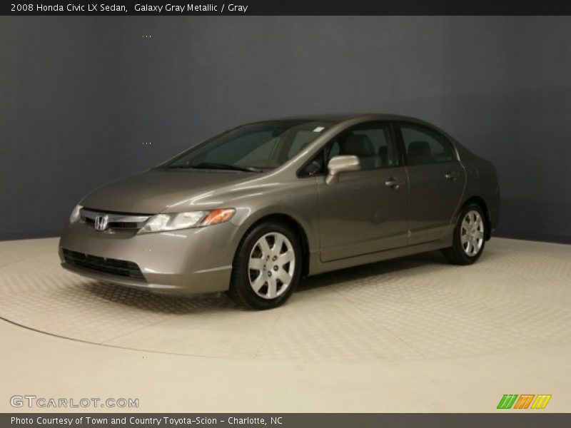 Galaxy Gray Metallic / Gray 2008 Honda Civic LX Sedan