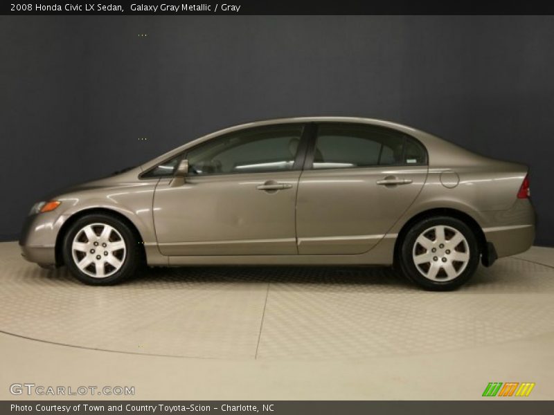 Galaxy Gray Metallic / Gray 2008 Honda Civic LX Sedan