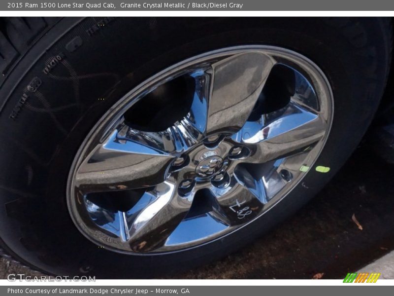 Granite Crystal Metallic / Black/Diesel Gray 2015 Ram 1500 Lone Star Quad Cab