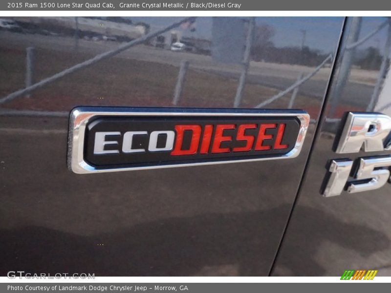Granite Crystal Metallic / Black/Diesel Gray 2015 Ram 1500 Lone Star Quad Cab