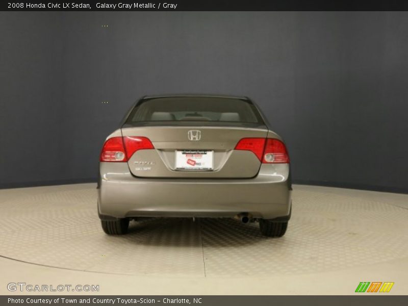 Galaxy Gray Metallic / Gray 2008 Honda Civic LX Sedan