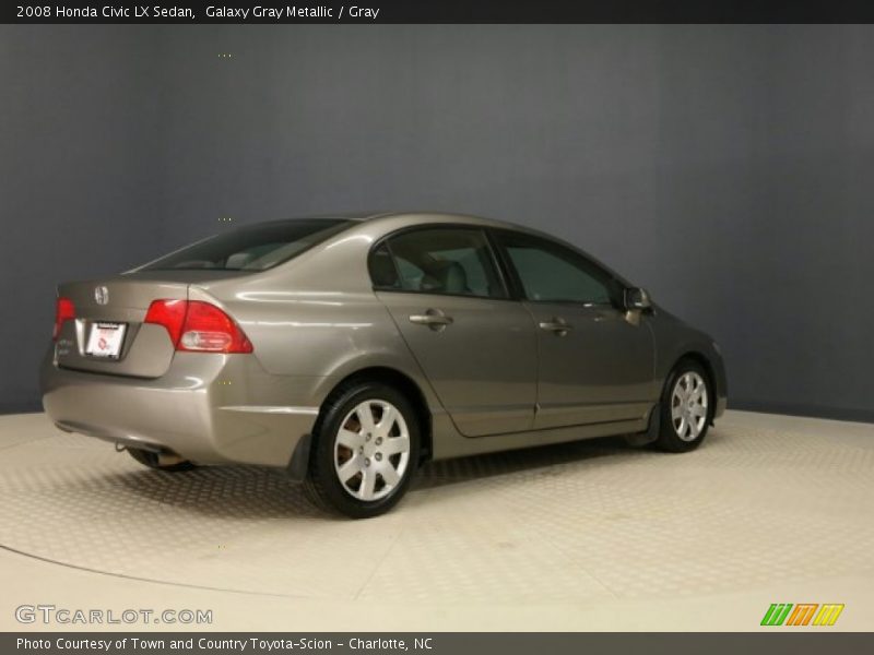 Galaxy Gray Metallic / Gray 2008 Honda Civic LX Sedan