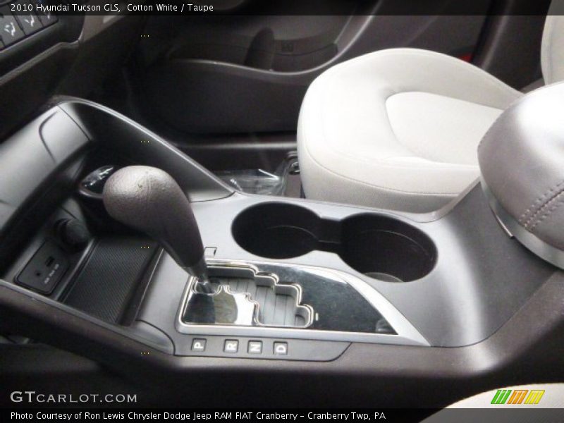 Cotton White / Taupe 2010 Hyundai Tucson GLS