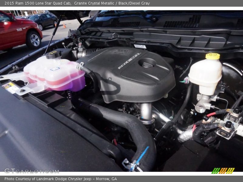 Granite Crystal Metallic / Black/Diesel Gray 2015 Ram 1500 Lone Star Quad Cab
