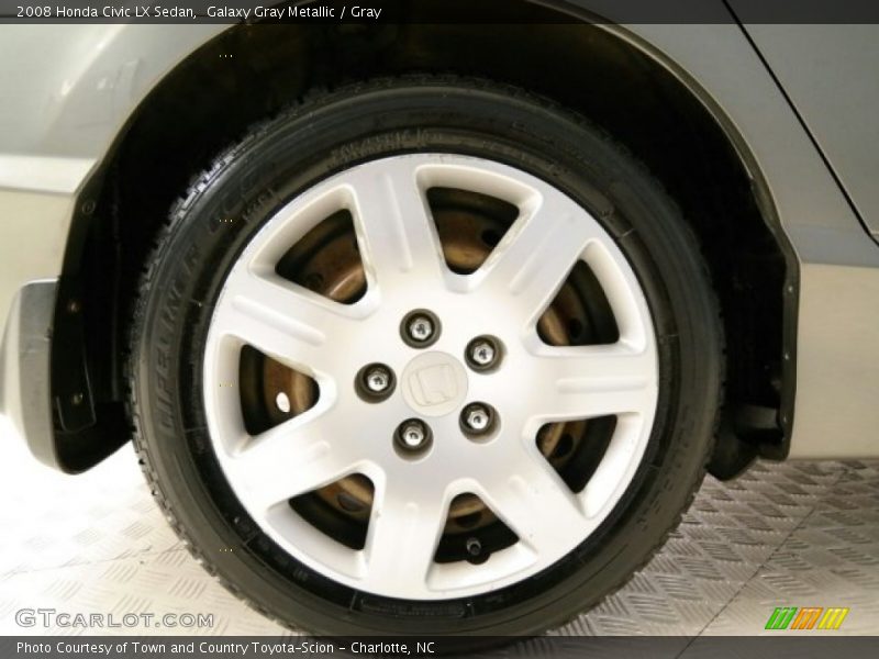 Galaxy Gray Metallic / Gray 2008 Honda Civic LX Sedan