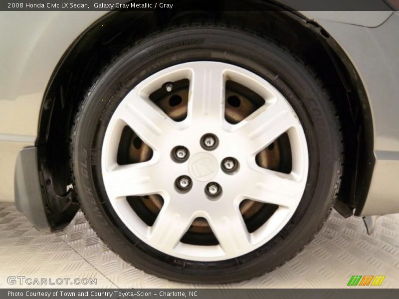 Galaxy Gray Metallic / Gray 2008 Honda Civic LX Sedan