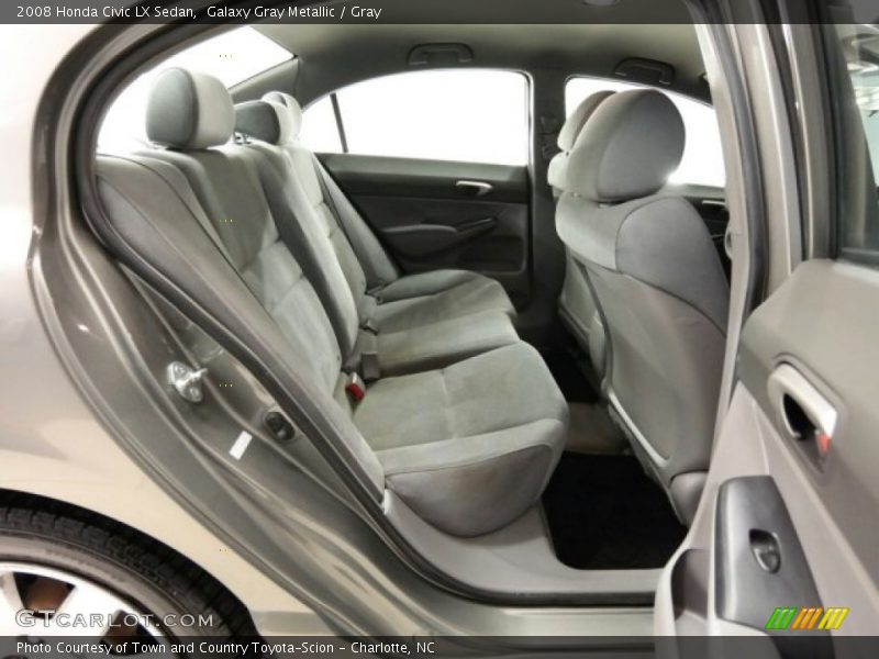 Galaxy Gray Metallic / Gray 2008 Honda Civic LX Sedan