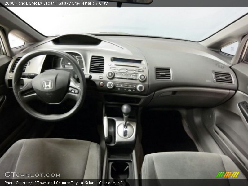 Galaxy Gray Metallic / Gray 2008 Honda Civic LX Sedan