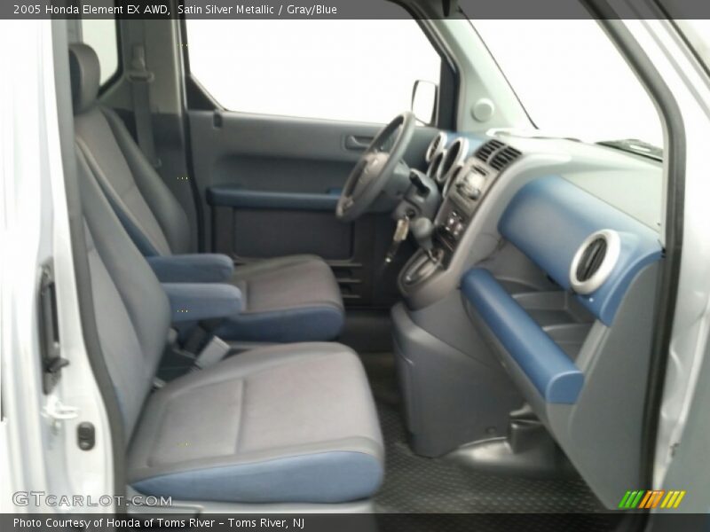 Satin Silver Metallic / Gray/Blue 2005 Honda Element EX AWD