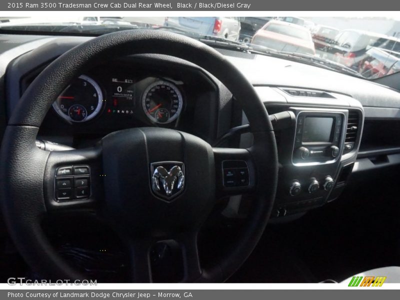 Black / Black/Diesel Gray 2015 Ram 3500 Tradesman Crew Cab Dual Rear Wheel