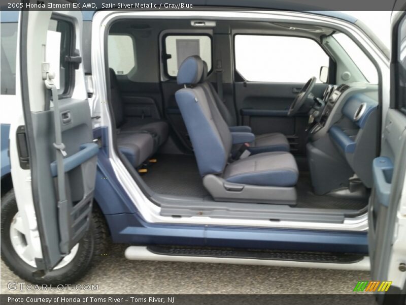 Satin Silver Metallic / Gray/Blue 2005 Honda Element EX AWD
