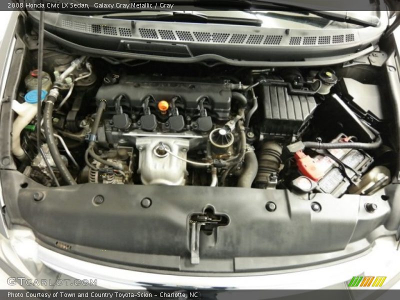 Galaxy Gray Metallic / Gray 2008 Honda Civic LX Sedan