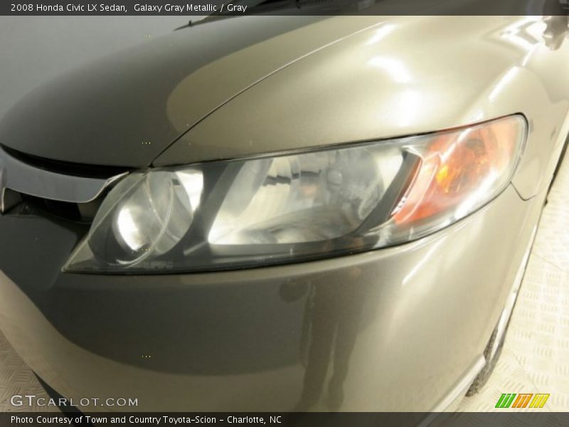 Galaxy Gray Metallic / Gray 2008 Honda Civic LX Sedan