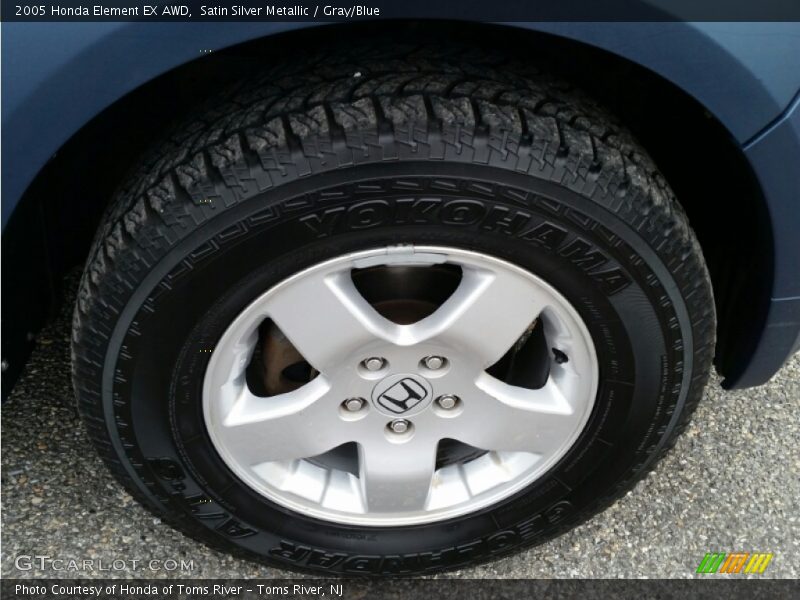 Satin Silver Metallic / Gray/Blue 2005 Honda Element EX AWD