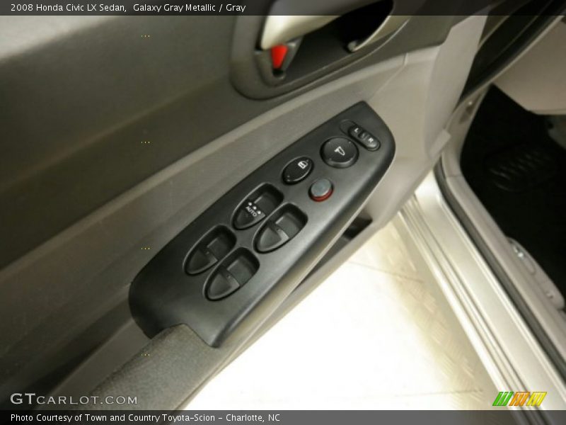 Galaxy Gray Metallic / Gray 2008 Honda Civic LX Sedan