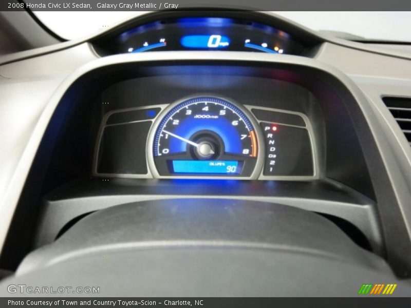 Galaxy Gray Metallic / Gray 2008 Honda Civic LX Sedan