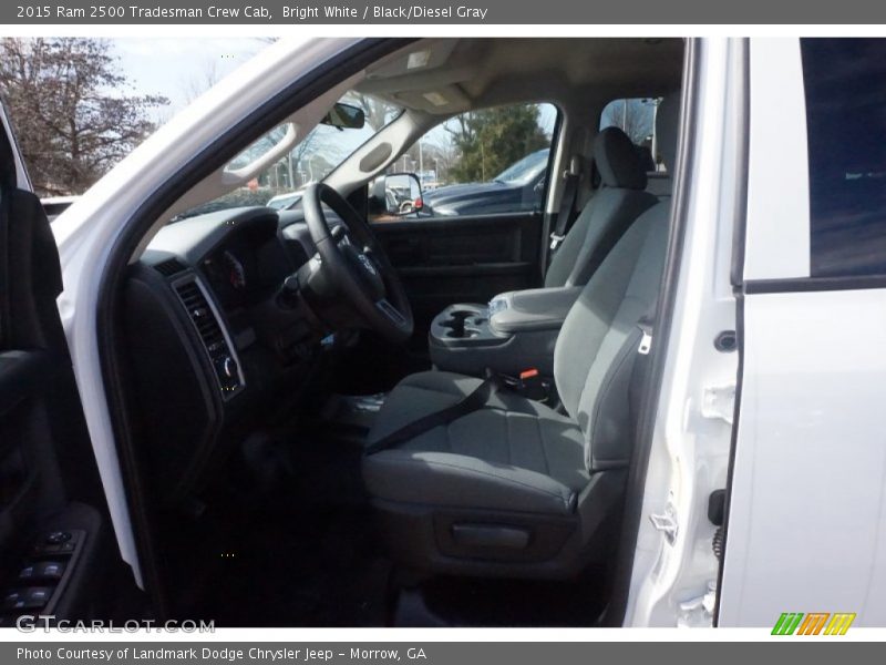 Bright White / Black/Diesel Gray 2015 Ram 2500 Tradesman Crew Cab