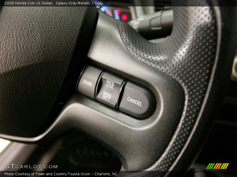 Galaxy Gray Metallic / Gray 2008 Honda Civic LX Sedan