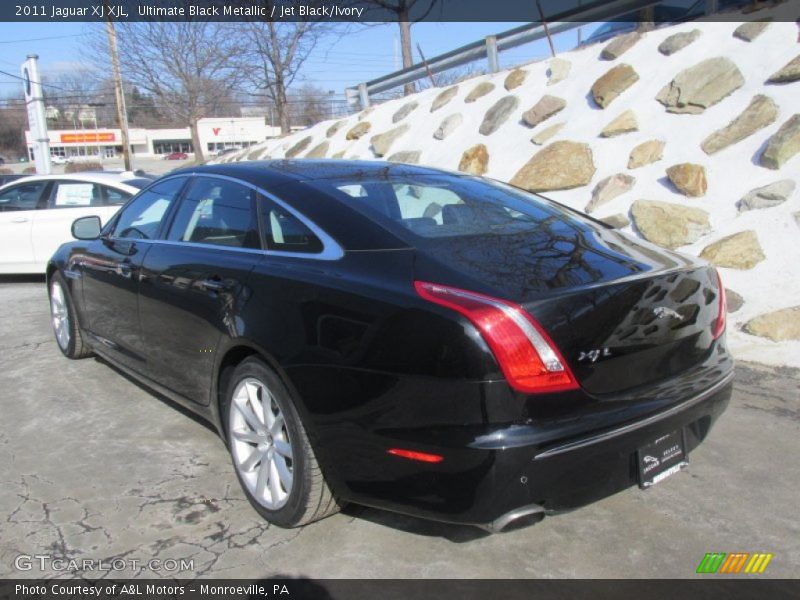 Ultimate Black Metallic / Jet Black/Ivory 2011 Jaguar XJ XJL