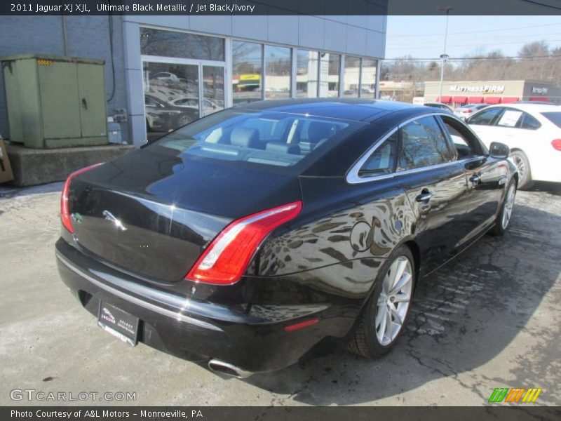 Ultimate Black Metallic / Jet Black/Ivory 2011 Jaguar XJ XJL