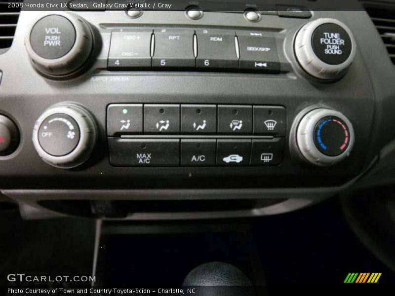 Galaxy Gray Metallic / Gray 2008 Honda Civic LX Sedan