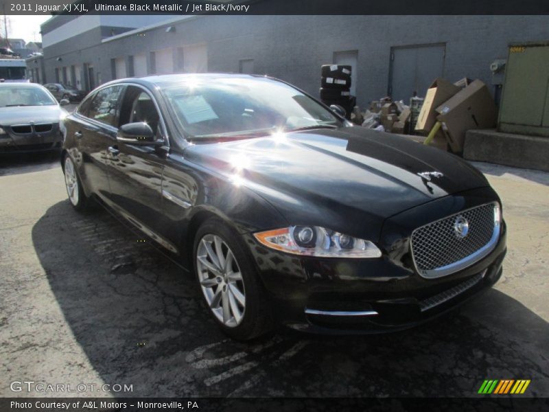 Ultimate Black Metallic / Jet Black/Ivory 2011 Jaguar XJ XJL