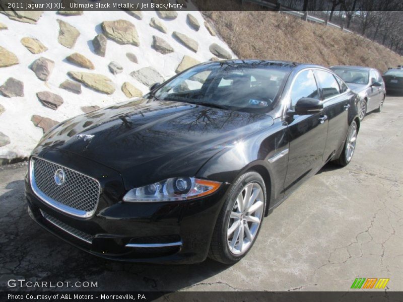Ultimate Black Metallic / Jet Black/Ivory 2011 Jaguar XJ XJL