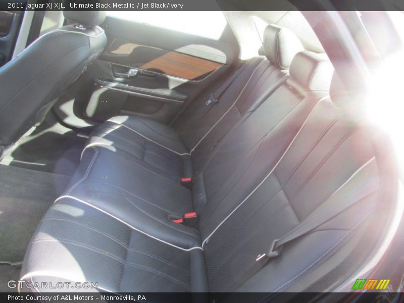 Ultimate Black Metallic / Jet Black/Ivory 2011 Jaguar XJ XJL