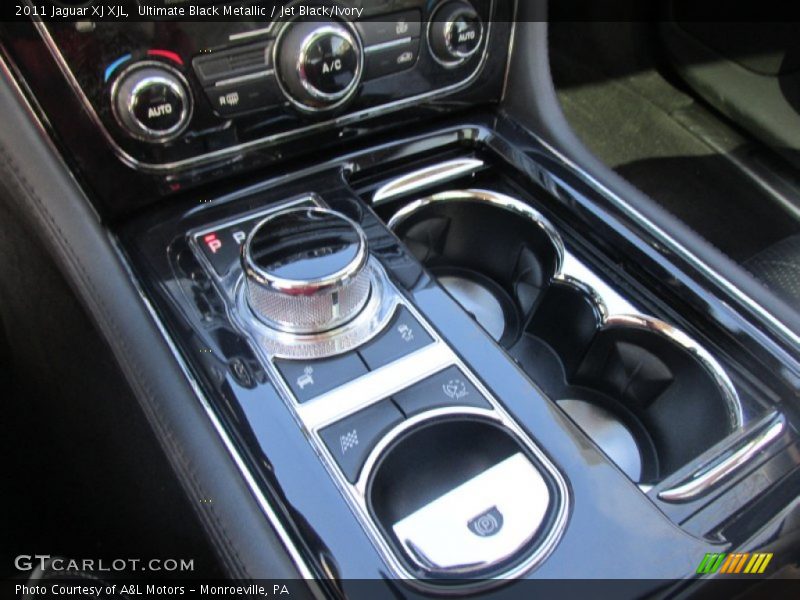 Ultimate Black Metallic / Jet Black/Ivory 2011 Jaguar XJ XJL
