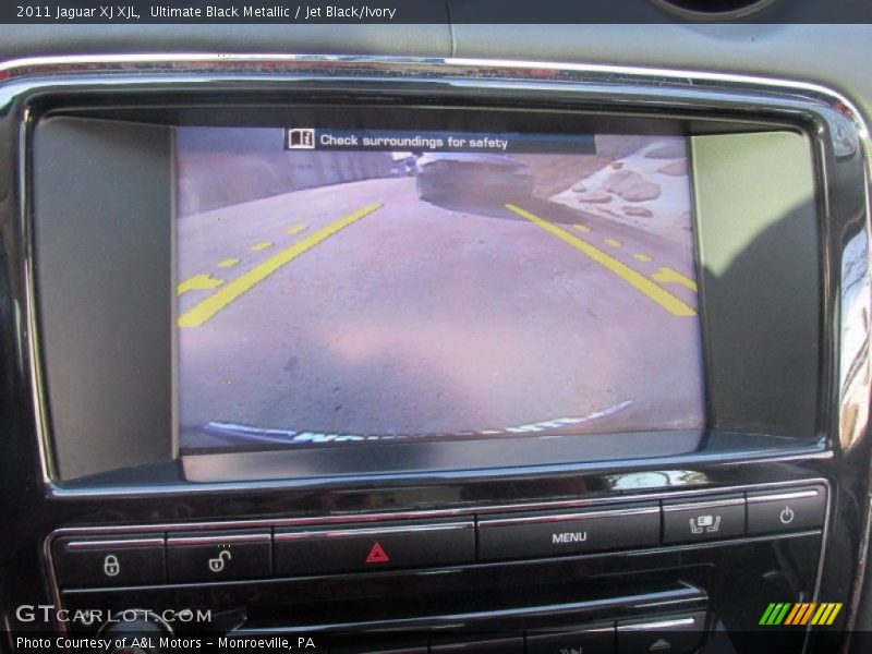 Ultimate Black Metallic / Jet Black/Ivory 2011 Jaguar XJ XJL