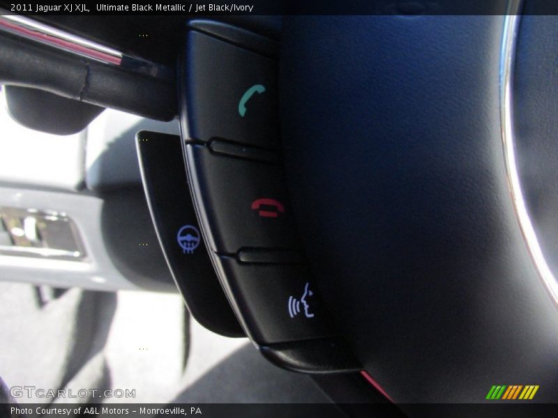 Ultimate Black Metallic / Jet Black/Ivory 2011 Jaguar XJ XJL
