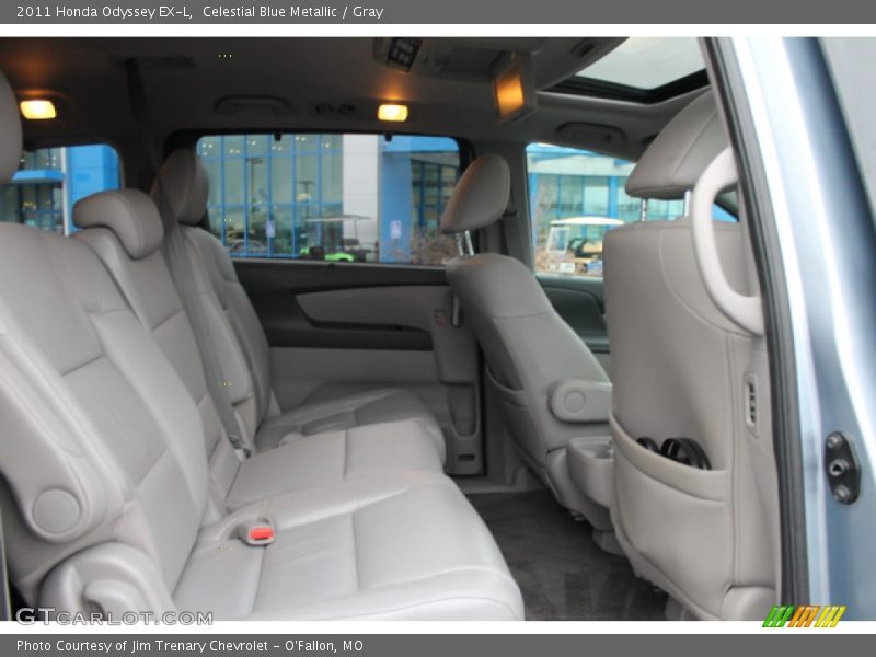 Celestial Blue Metallic / Gray 2011 Honda Odyssey EX-L