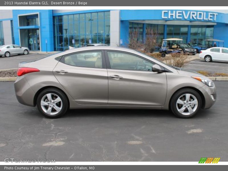 Desert Bronze / Beige 2013 Hyundai Elantra GLS
