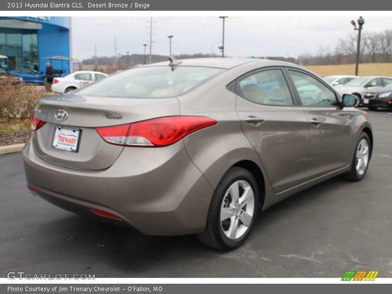 Desert Bronze / Beige 2013 Hyundai Elantra GLS