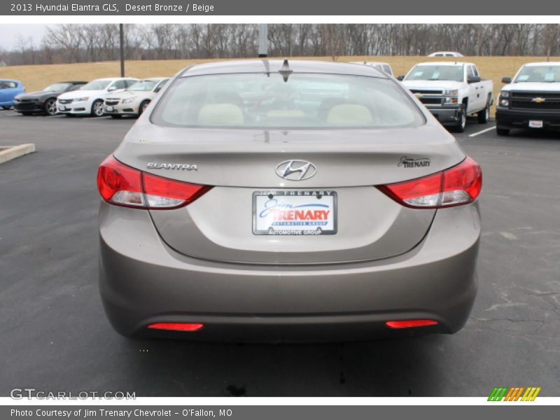 Desert Bronze / Beige 2013 Hyundai Elantra GLS