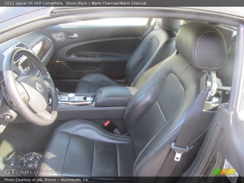 Ebony Black / Warm Charcoal/Warm Charcoal 2011 Jaguar XK XKR Convertible
