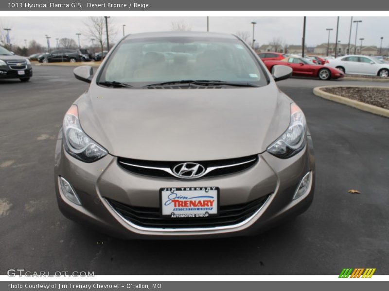 Desert Bronze / Beige 2013 Hyundai Elantra GLS