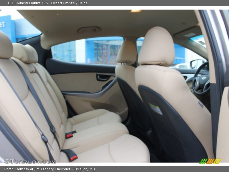 Desert Bronze / Beige 2013 Hyundai Elantra GLS