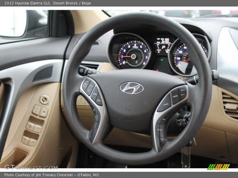 Desert Bronze / Beige 2013 Hyundai Elantra GLS